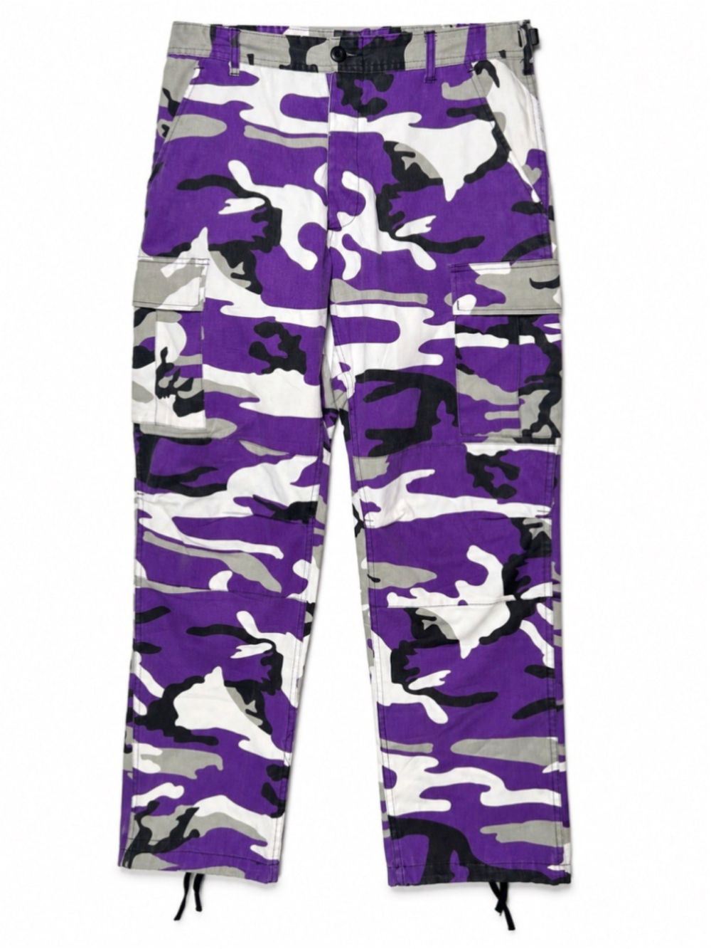 Rothco BDU Purple Grey White Camo Cargo Pants Mens Medium Regular Fit Military